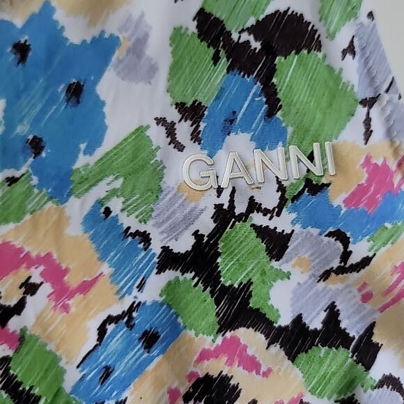 Ganni Multicolor Floral Onepiece Swimsuit - Picture 12 of 15